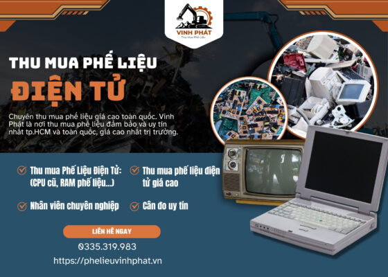 Thu Mua Phế Liệu Điện Tử Giá Cao Tại TP.HCM 2025