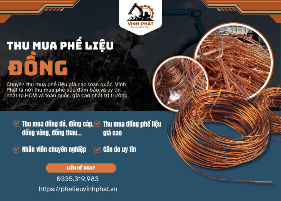 Thu Mua Phế Liệu Đồng Giá Cao TPHCM – Báo Giá Chi Tiết 2025