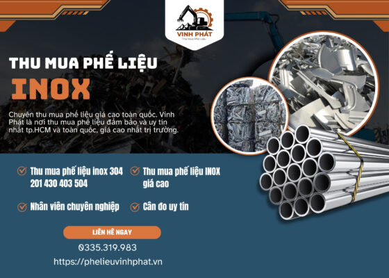 Thu Mua Phế Liệu Inox Giá Cao Tại TPHCM – Báo Giá Tốt Nhất 2025