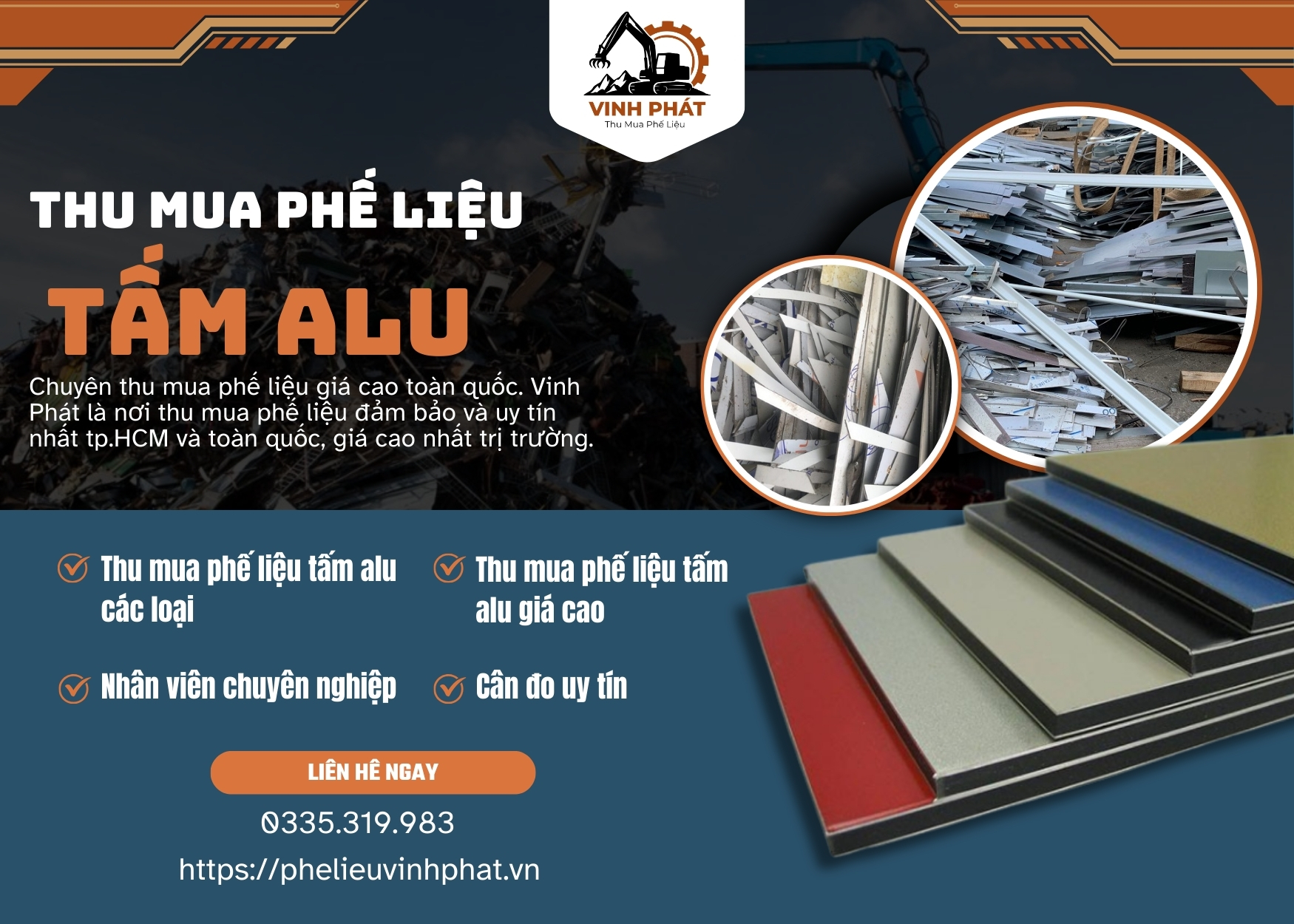 Thu Mua Phế Liệu Alu Giá Cao Tại TPHCM – Báo Giá Nhanh Chóng