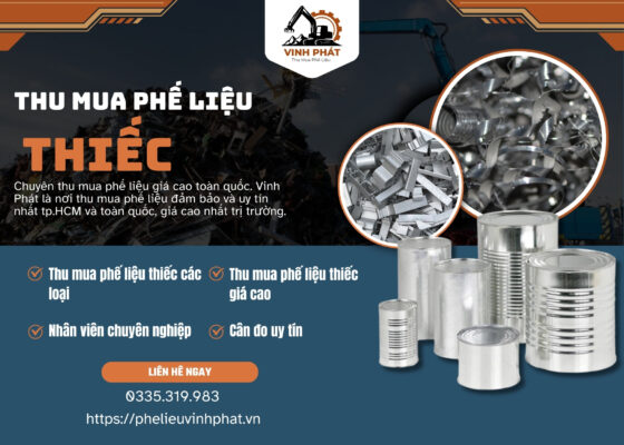 Thu Mua Phế Liệu Thiếc Giá Cao #1 TPHCM – Vinh Phát Báo Giá 24/7